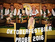 Das Oktoberfest Bier 2016 wurde vorgestellt - die Wiesnbier-Probe am 12.09.2016  (©Foto. Martin Schmitz)